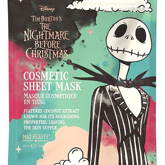 Disney Nightmare Before Christmas Jack Mystic Cosmetic Sheet Mask - 12pc Set - Picture 1 of 2